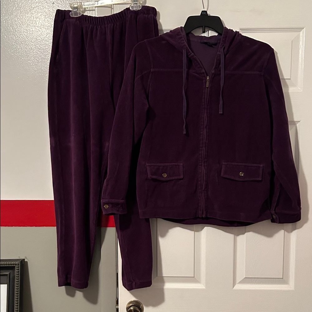 Lands' End Women's Deep Purple Jacket
